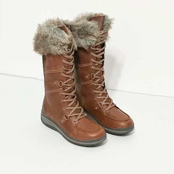 Merrell NWB Sz 8 Oak Snowcreek Tall Polar Waterproof Insulated Boots - Picture 8 of 13